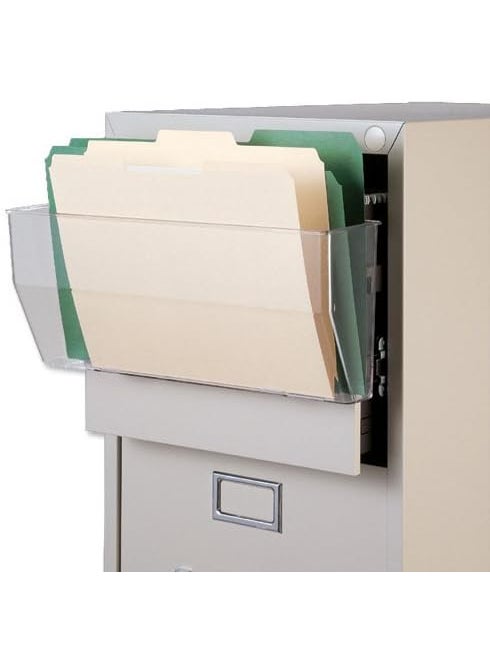 Deflecto Deflecto 50101 Docupocket oversized magnetic wall file pocket 15w x 3d x 638h clear  - Image 3