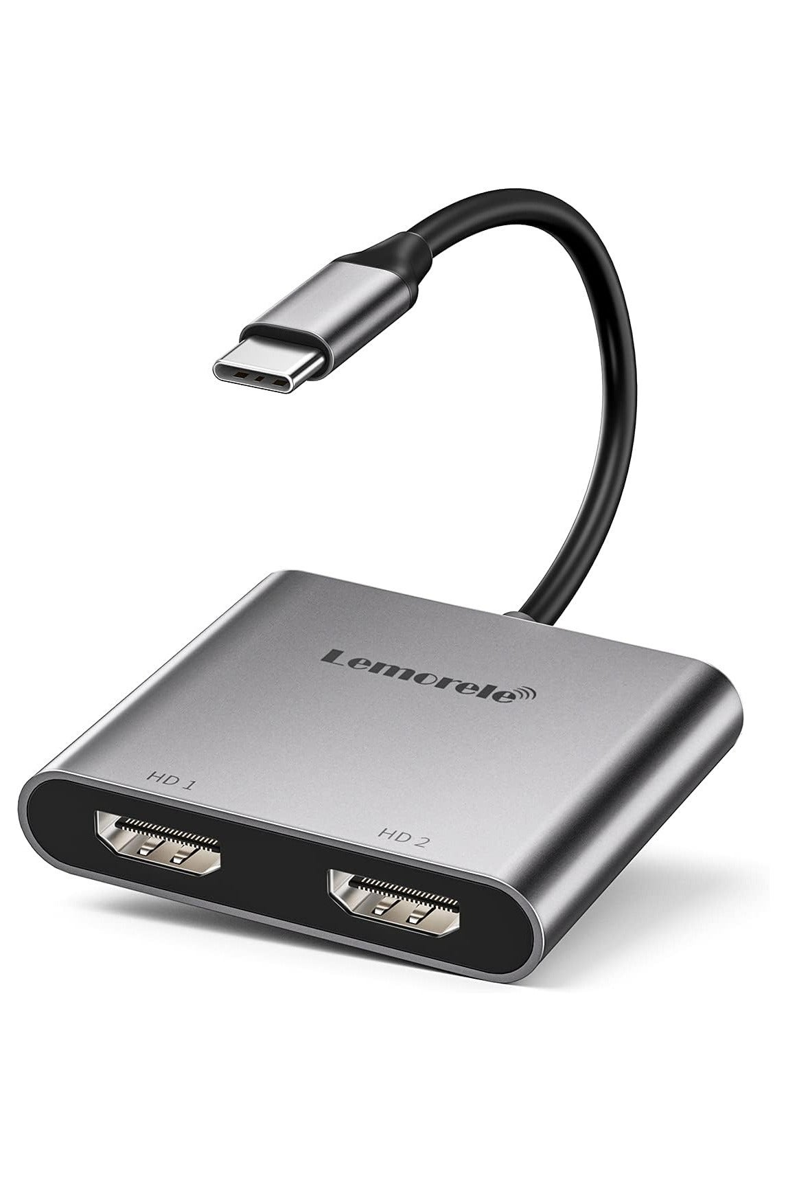 Lemorele USB C to Dual HDMI Adapter, Dual Monitor Adapter