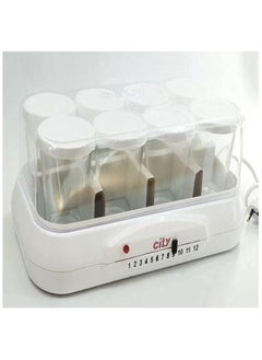 City Home yogurt making machine, 1 liter of milk, makes 8 cups of yogurt, white (original)  - Image 2
