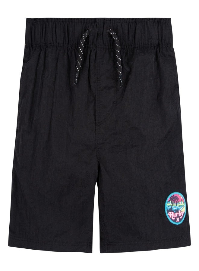 Nylon Pull On Shorts