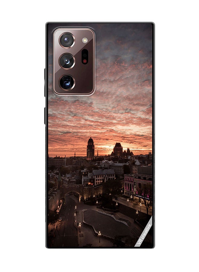 VR CREATIVE Protective Case Cover For Samsung Galaxy Note20 Ultra 5G Quebec City Design Multicolour - Image 1