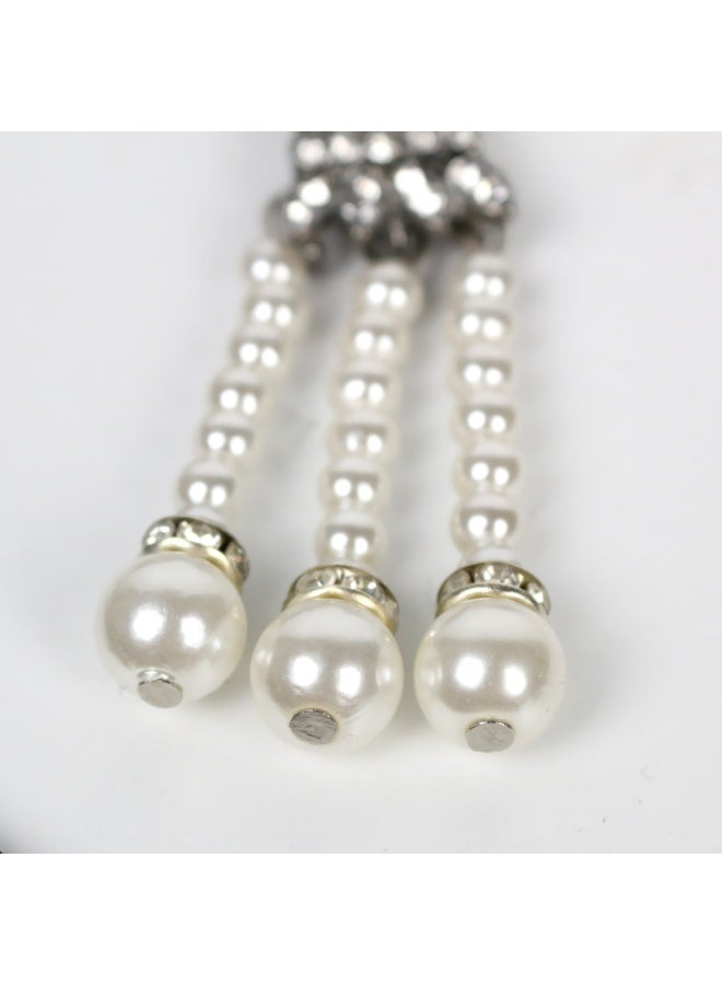 1920s Feather Headwear, Rhinestone Headpiece, Roaring 20s Great Gatsby Headpiece Hair Accessories for Women(Black) - Image 5