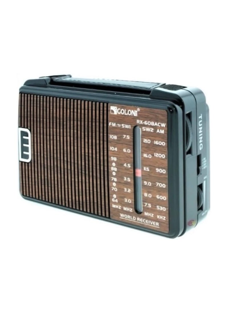 Golon - Classic Mini Electric Radio RX-608ACW - Image 1
