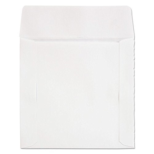 Quality Park Paper CD/DVD Sleeve, Ungummed, White, 4.825 x 5, 250 per Box, (62905) - Image 4