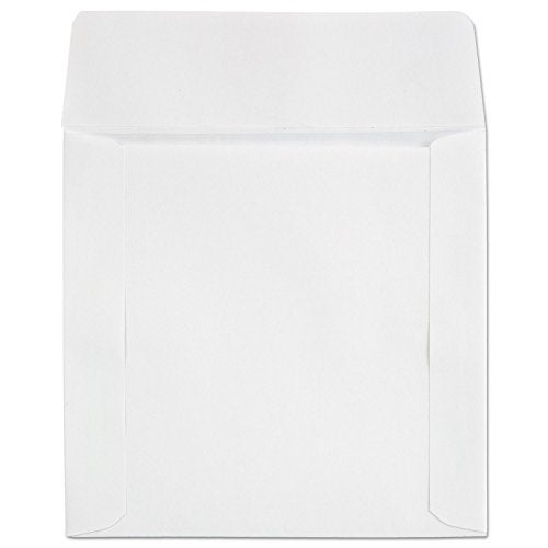 Quality Park Paper CD/DVD Sleeve, Ungummed, White, 4.825 x 5, 250 per Box, (62905) - Image 3