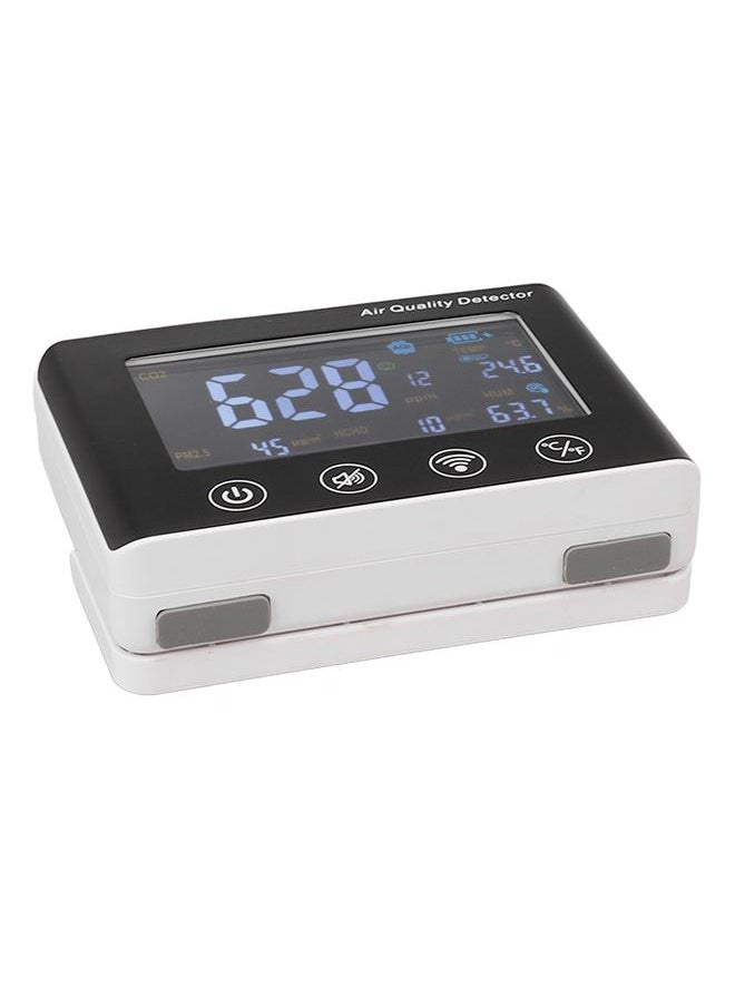 Thoraya - 5W 3.5in LCD CO2 Detector Sound Alarm Wall Mounted USB WIFI Gas Dust PM2.5 Formaldehyde Detection Monitor - Image 1