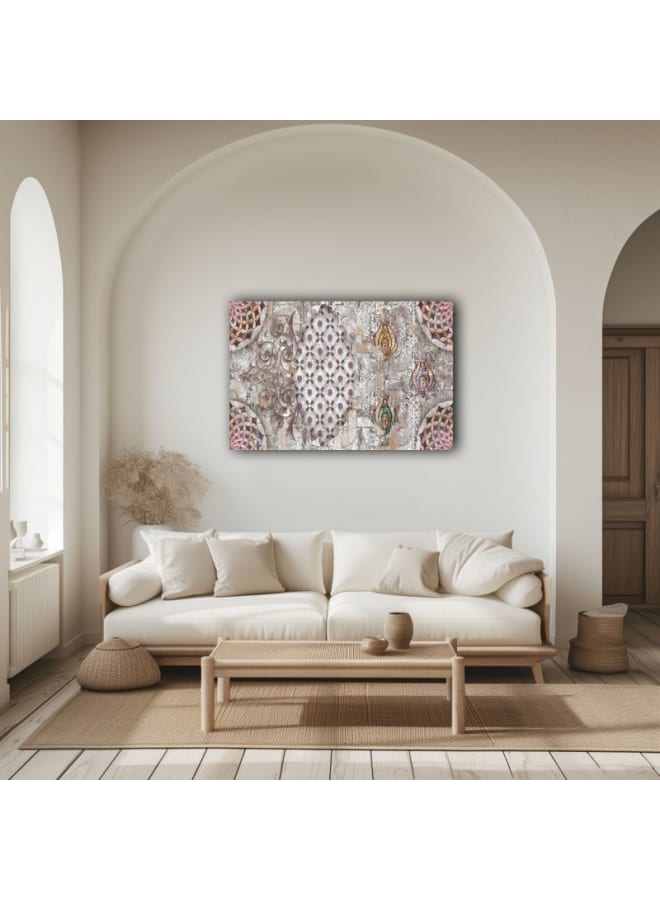 Home Gallery Tiles Provide Pleasing Texture Architectural Canvas Wall Art Printed - Image 3