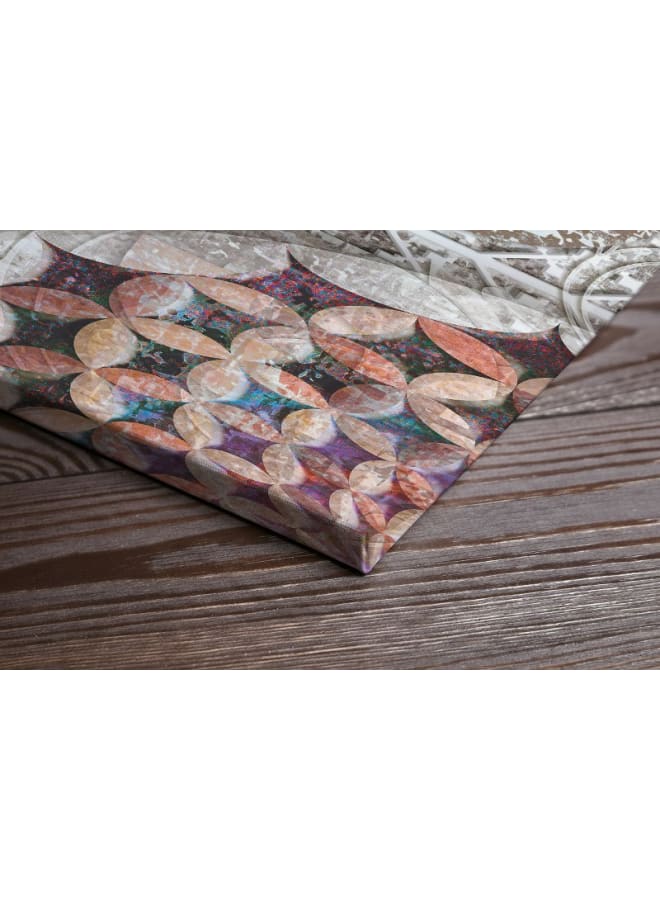 Home Gallery Tiles Provide Pleasing Texture Architectural Canvas Wall Art Printed - Image 4