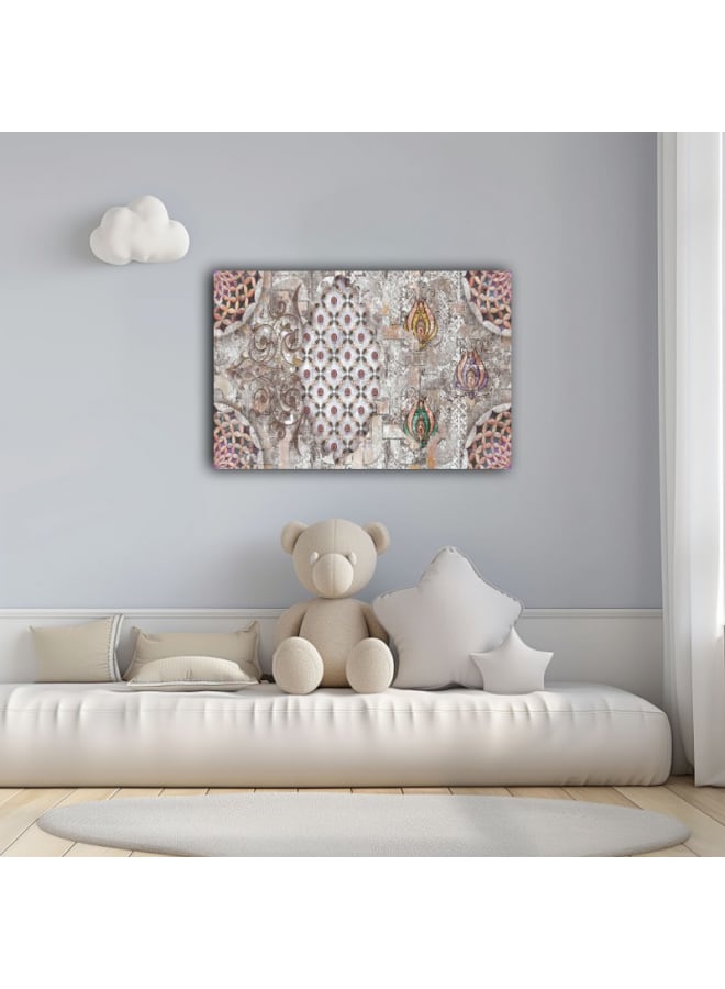 Home Gallery Tiles Provide Pleasing Texture Architectural Canvas Wall Art Printed - Image 2