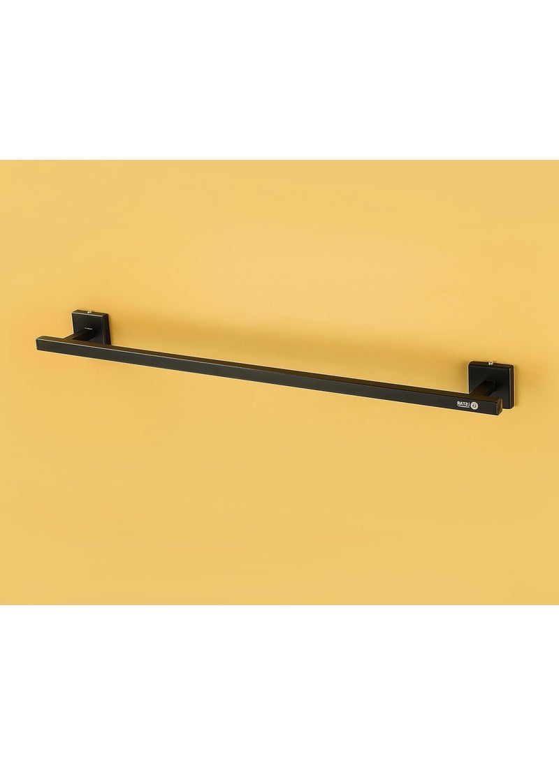 iSTAR iSTAR Stainless Steel Square Towel Stand/Towel Rod/Towel Holder for Bathroom Cloth Hooks Hanger Door Wall Bedroom Bathroom Robe Hooks Rail for Hanging (Antique Black)  - Image 3