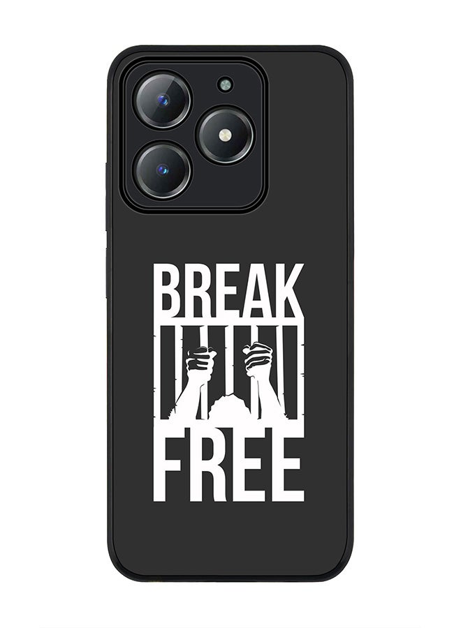 Stylizedd For Realme C63 / Realme C61 4G Case,Slim fit Camera Protection, Shockproof Thin Phone cover  - Break Free - Image 1