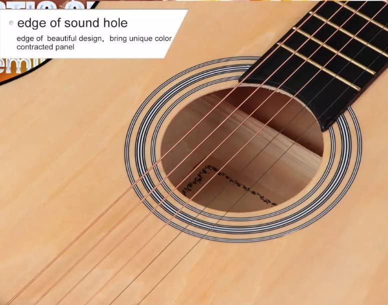 MegArya Acoustic Guitar Combo for Students and Beginners with Bag, Strap, Picks, and Capo - Image 5