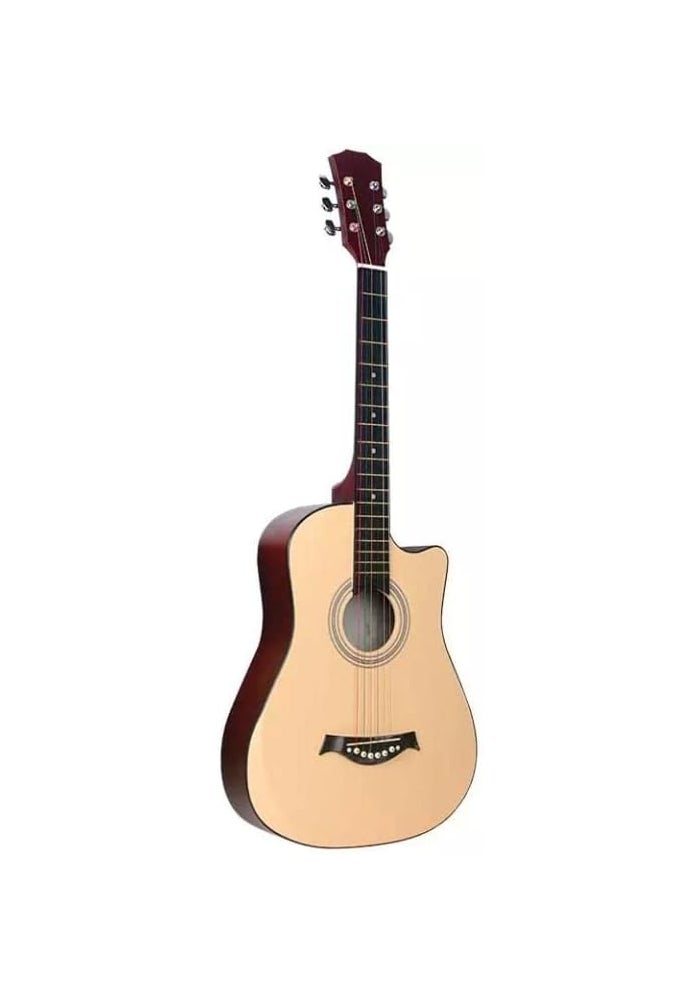 MegArya Acoustic Guitar Combo for Students and Beginners with Bag, Strap, Picks, and Capo - Image 3