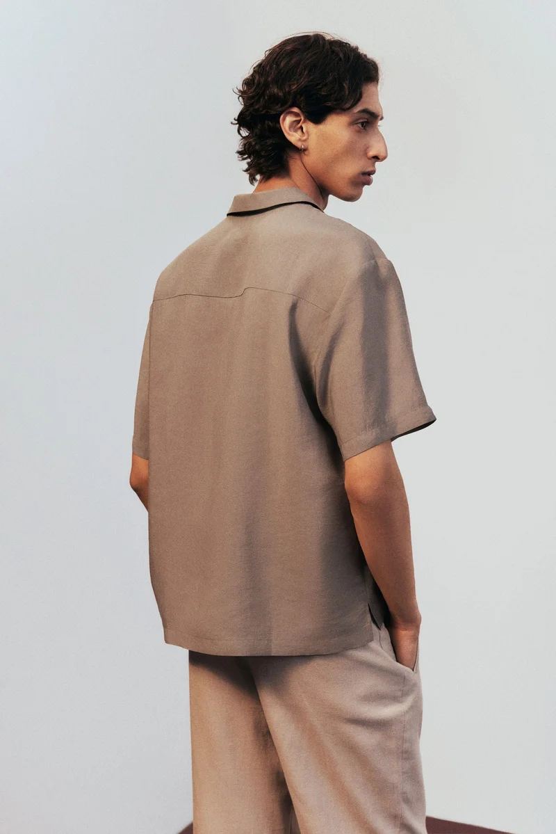 اتش اند ام Loose Fit Resort shirt