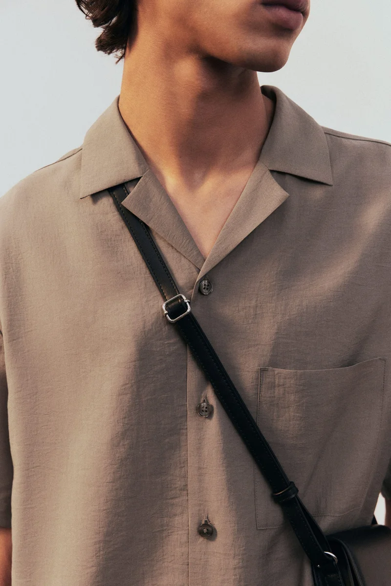 اتش اند ام قميص منتجع فضفاض