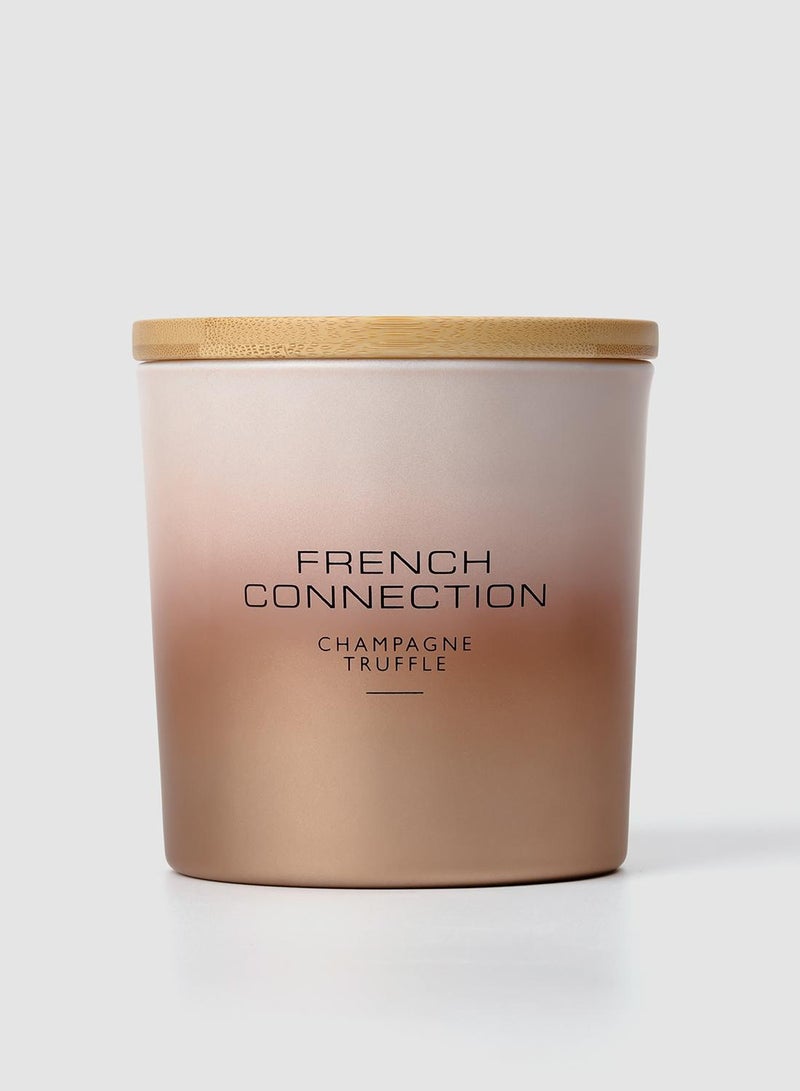 French Connection Ombre Champagne Truffle Candle 322G - Image 2