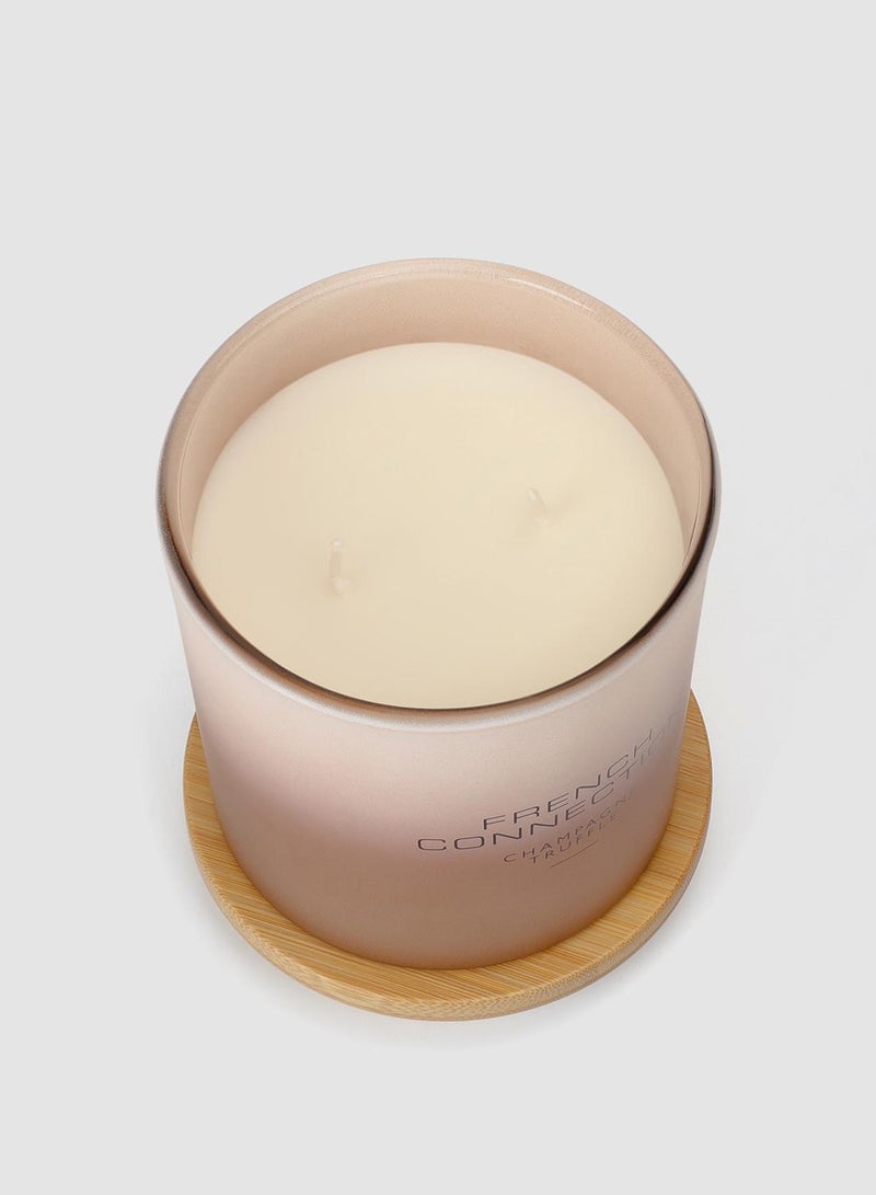 French Connection Ombre Champagne Truffle Candle 322G - Image 3