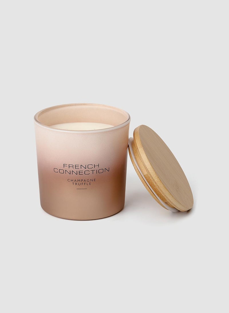 French Connection Ombre Champagne Truffle Candle 322G - Image 4