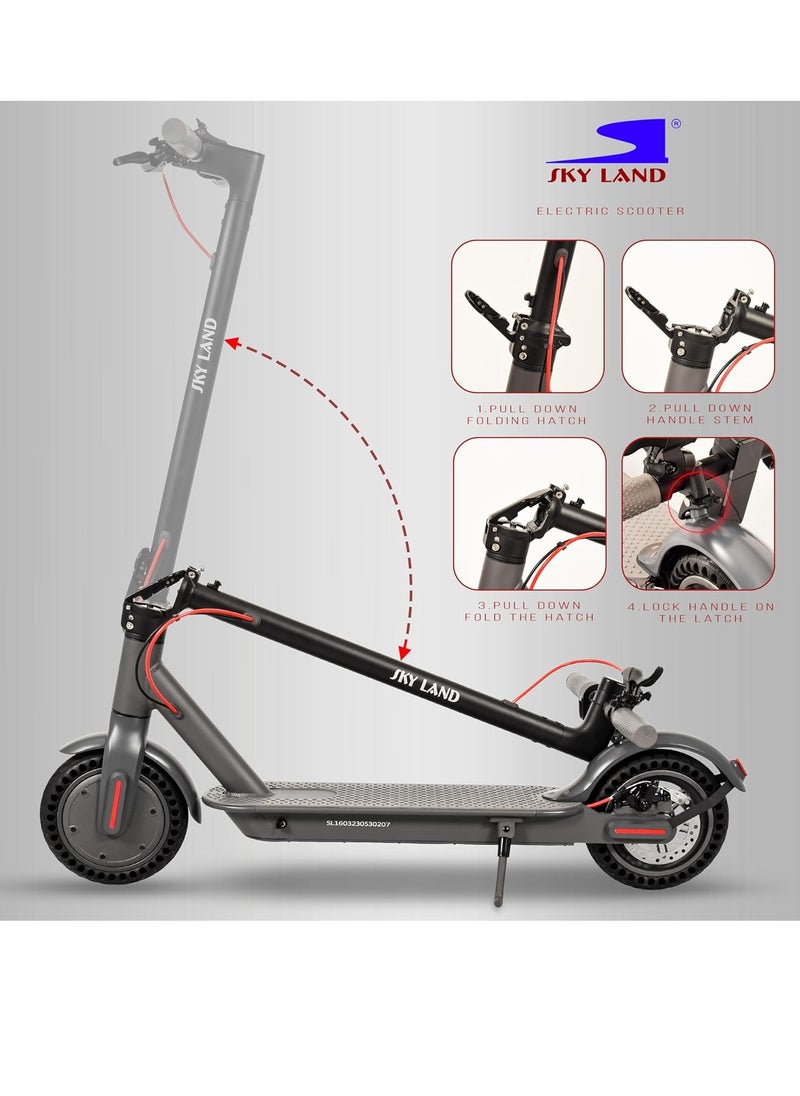 Sky Land Smart Electric Scooter with Waterproof Li-Ion Battery| Pro Scooter with 3-Level Speed| 250W Motor, Top Speed 25km/h, 3-Month Battery Warranty  - Image 2