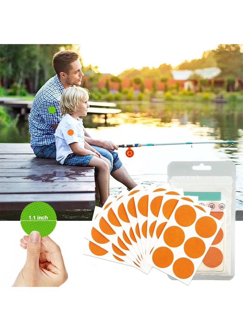 Sweet seven 120 قطعة لاصقات طرد البعوض و30 حزمة أساور - ملصقات طاردة طبيعية للأطفال والبالغين - مثالية للتخييم في الهواء الطلق، السفر، الصيد - Image 2