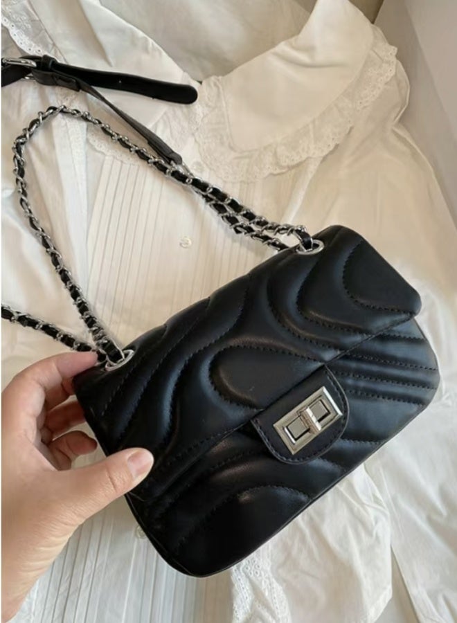 SHABILI Women's Versatile Shoulder Bag, Ladies PU Leather Crossbody Bag Side Bag Sling Bag Carry Bag, Daily Commuting Satchel Bag Handbag Phone Bag Tote Bags Clutch Bag Small Bag for Girls, College Students - Image 3