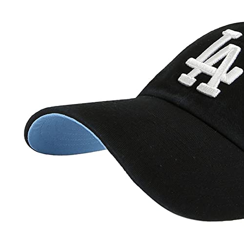 47 Los Angeles Dodgers Ballpark Clean Up Dad Hat Baseball Cap, Black, Blue - Image 2