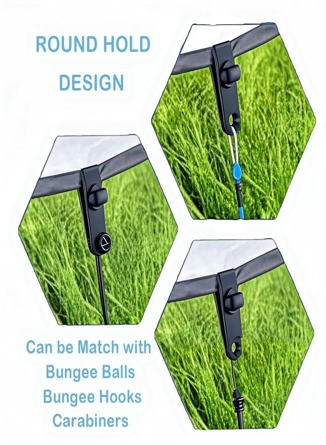 Langaelex 12pcs Heavy Duty Tarp Clips with Lock Grip - Windproof Tent Clamps for Camping, Canopies, Pool Covers, Reusable Multi-Purpose Clips - Image 4