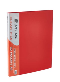 ATLAS 20-Pocket Display Book Assorted Colours  - Image 2