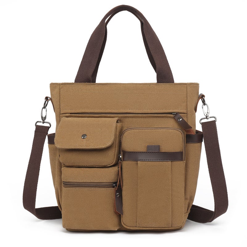 Trendy Cool Fashion All-Match Men'S Shoulder Bag Super Large Capacity Portable Waterproof Crossbody Bag - Image 1