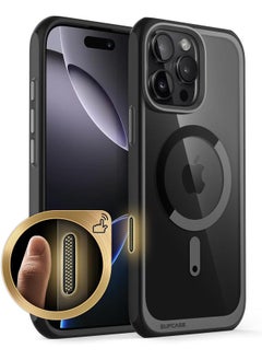 SupCase For Iphone 16 Pro Case With Camera Control Capture Button Unicorn Beetle Mag Compatible With Magsafe Slim Protective Magnetic Phone Case For Iphone 16 Pro 6.3'' 2024 Black  - Image 1