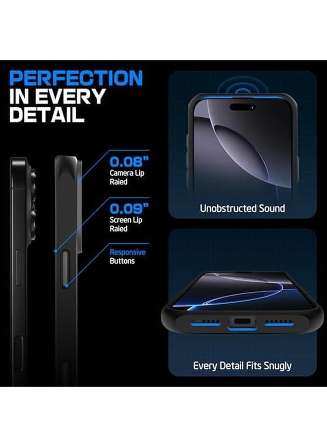 SupCase - For Iphone 16 Pro Case With Camera Control Capture Button Unicorn Beetle Mag Compatible With Magsafe Slim Protective Magnetic Phone Case For Iphone 16 Pro 6.3'' 2024 Black - Image 1