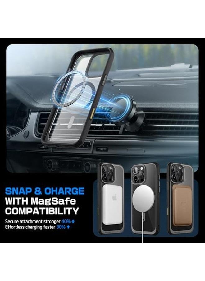 SupCase - For Iphone 16 Pro Case With Camera Control Capture Button Unicorn Beetle Mag Compatible With Magsafe Slim Protective Magnetic Phone Case For Iphone 16 Pro 6.3'' 2024 Black - Image 1