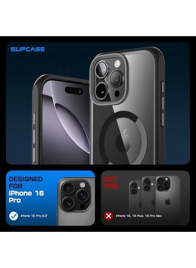 SupCase - For Iphone 16 Pro Case With Camera Control Capture Button Unicorn Beetle Mag Compatible With Magsafe Slim Protective Magnetic Phone Case For Iphone 16 Pro 6.3'' 2024 Black - Image 1