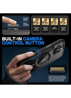 SupCase For Iphone 16 Pro Case With Camera Control Capture Button Unicorn Beetle Mag Compatible With Magsafe Slim Protective Magnetic Phone Case For Iphone 16 Pro 6.3'' 2024 Black  - Image 3