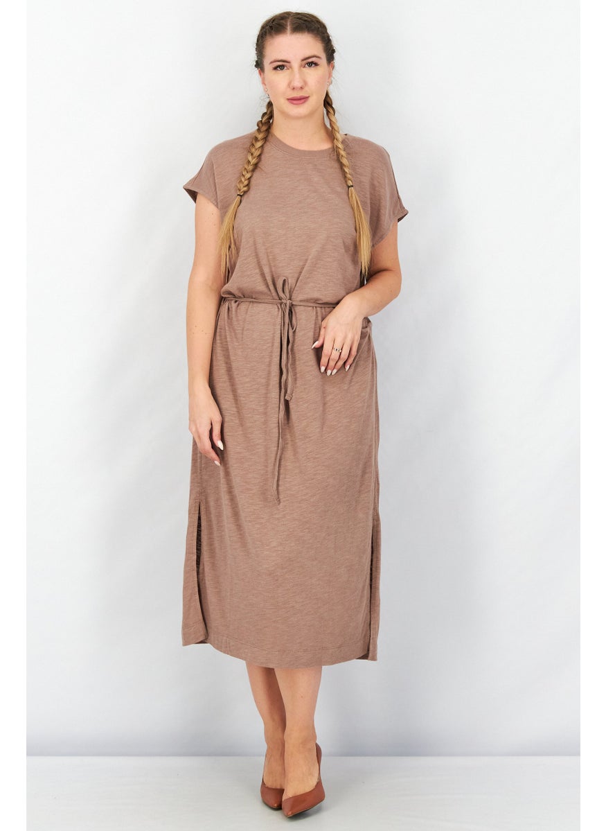 Splendid Women Heather Midi Dress, Ash  - Image 1