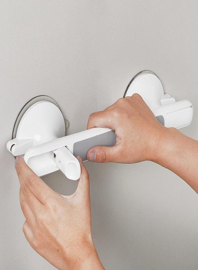 KANUPRIYA Vacuum Suction Grab Bar Handle for Bathroom – No Drilling Anti-Slip Safety Support Handle, Portable Shower & Bathtub Assist Bar, Strong Suction Toilet Door Helping Handle for Elderly & Kids (Heavy) - Image 3