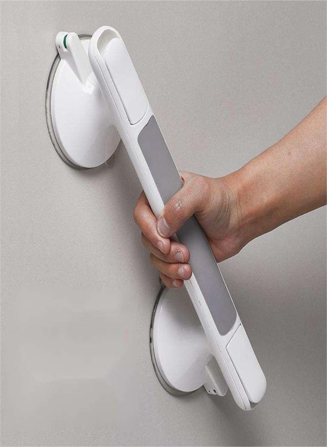 KANUPRIYA Vacuum Suction Grab Bar Handle for Bathroom – No Drilling Anti-Slip Safety Support Handle, Portable Shower & Bathtub Assist Bar, Strong Suction Toilet Door Helping Handle for Elderly & Kids (Heavy) - Image 1