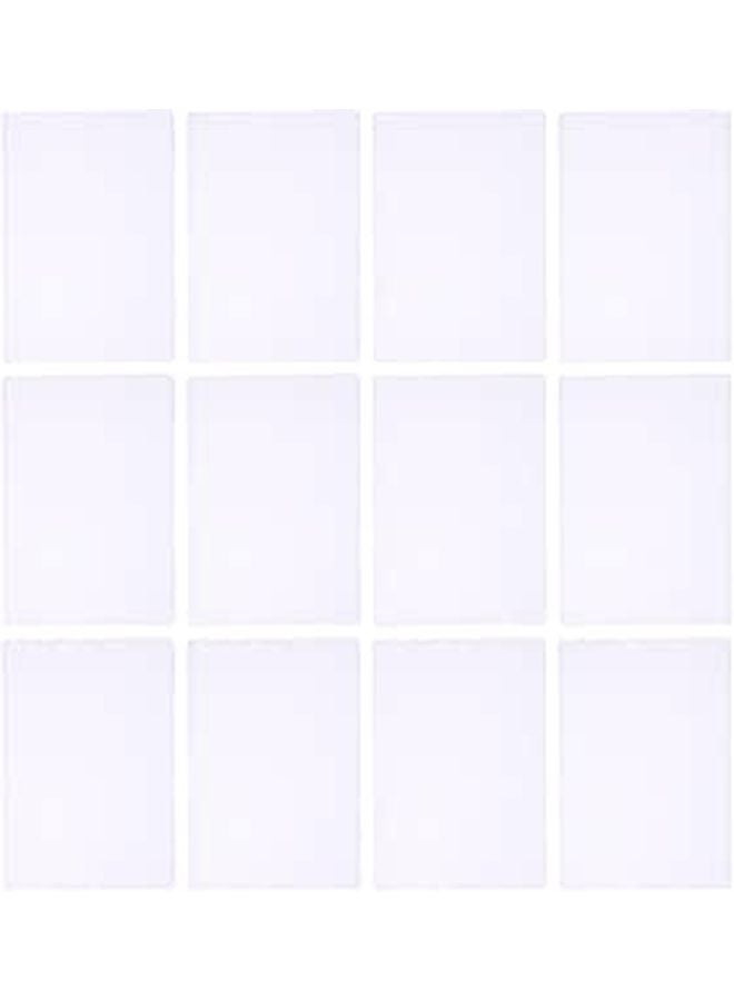B6 Size Plastic Card Holders 30pcs Hard Photo Sleeves For Document Picture Storage Office Use - Image 1