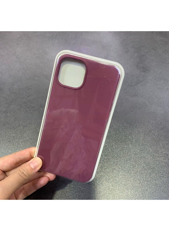Generic For Iphone16 Liquid Silicone Phone Case For Iphone 16Pro Max/16Pro Full Covering Drop-Resistant Protective Case-Color:Cherry [with Logo]]-Applicable Model:For Iphone16 [sealed Packaging]  - Image 1