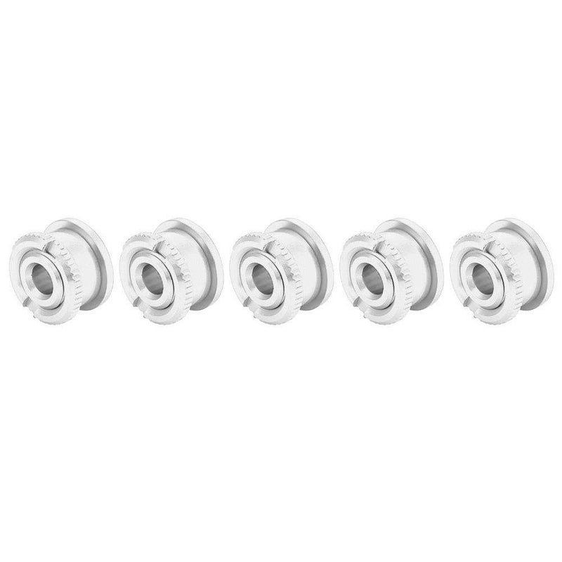 klarako Crank Bolts, Aluminum Alloy Bikes Road Bicycles Chainwheel Screws Bolts & Nut Parts for Single Dental Plate(Silver) - Image 3