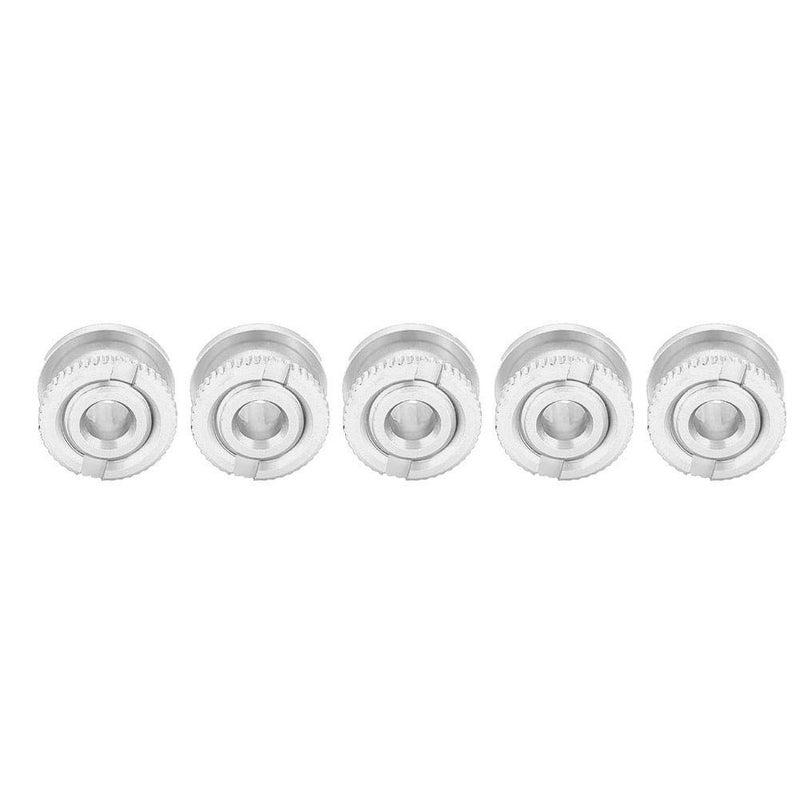 klarako Crank Bolts, Aluminum Alloy Bikes Road Bicycles Chainwheel Screws Bolts & Nut Parts for Single Dental Plate(Silver) - Image 2