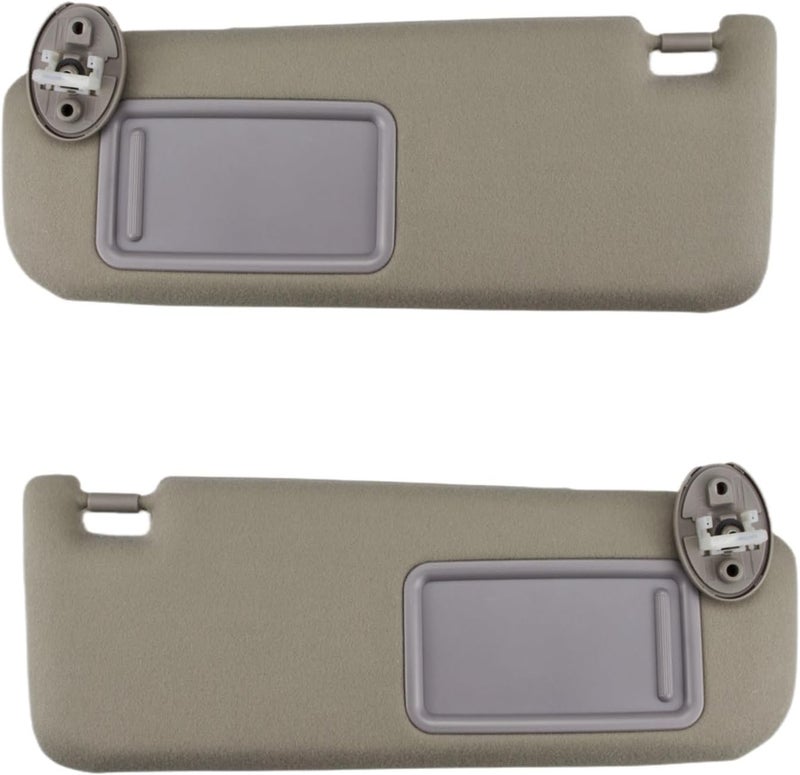 Wivplex Gray Sun Visors for Camry 2012-2017 - Image 1