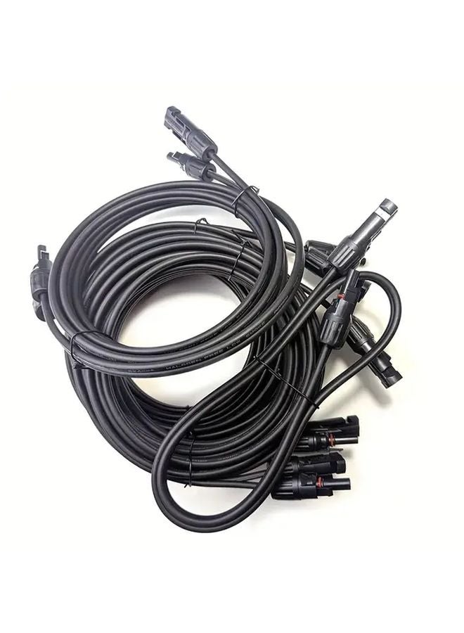 Twisted Pair Solar Extension Cable 2x4mm² 3.3FT Standard Connectors For Home Garden RV - Image 5