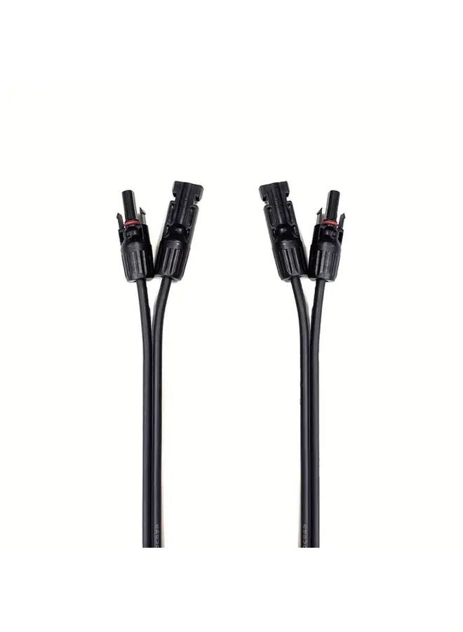 Twisted Pair Solar Extension Cable 2x4mm² 3.3FT Standard Connectors For Home Garden RV - Image 4