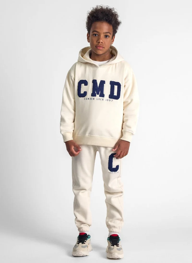 MINOTI Teen Boys Tracksuit Set with Print and Hooded Sweatshirt