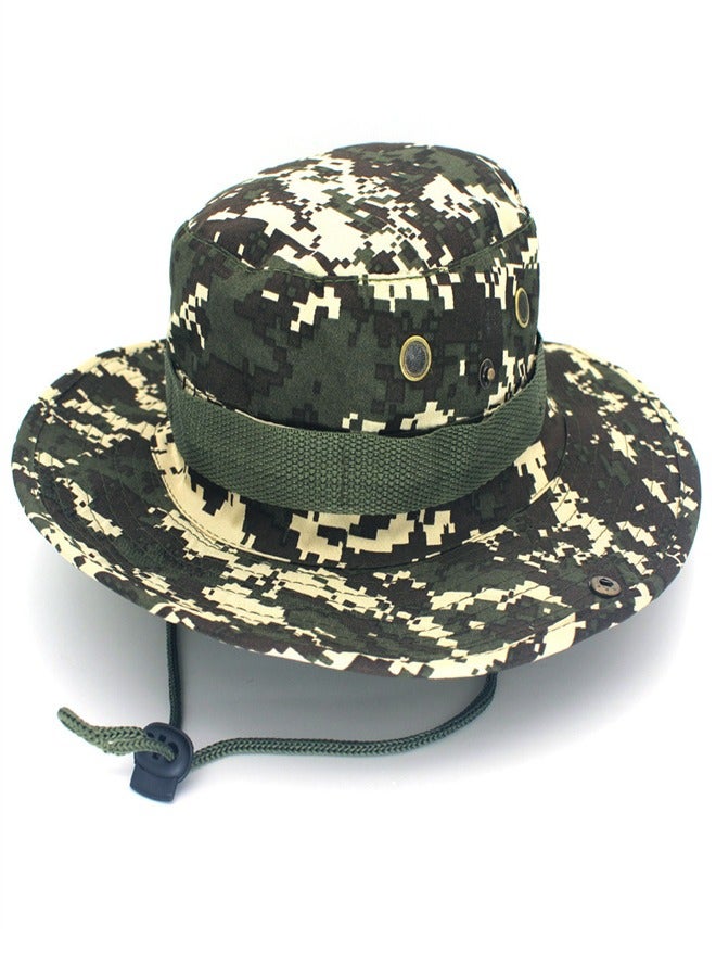 Loquat Outdoor Camping Camo Sunscreen Hat - Image 3