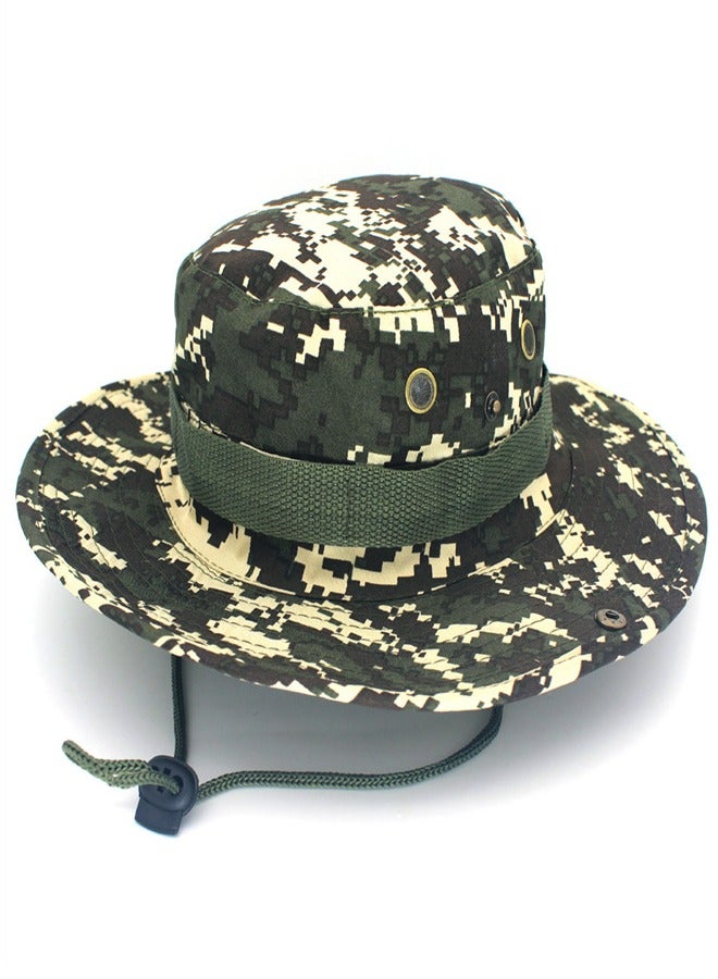 Loquat Outdoor Camping Camo Sunscreen Hat - Image 2