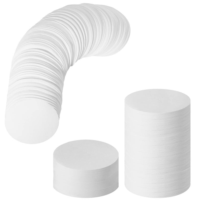 Replacement Paper Filter Packs Laicky 800 Count White Coffee Filter Paper Round Coffee Maker Filters Compatible with Aerobie Aeropress Coffee and Espresso Makers Disposable Coffee Tea Filters