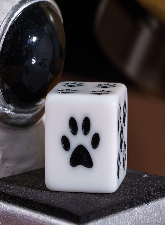 HDdais 10 Piece 16mm D6 Dice Set, Cat's Paw Six Sides Standard Dice 6 Sided Dice for DND PRG Wow Tabletop Games or Teaching Math - Image 3