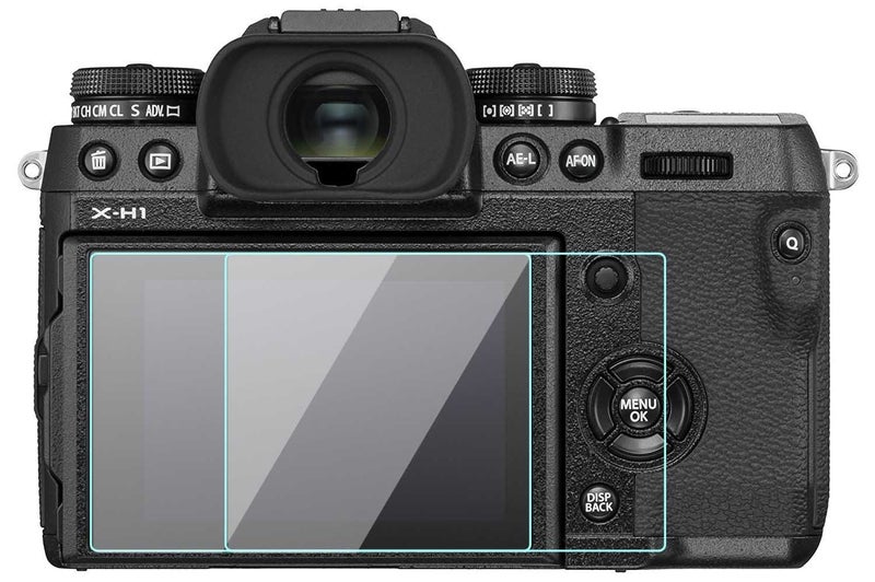 YRTIYO XH1 Screen Protector Compatible for Fujifilm X-H1 Top & LCD Screen [2+2Pack], WH1916 Tempered Glass Anti-Bubble Anti-Dust Anti-Scrach - Image 2